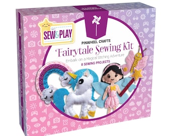 Fairytale Sewing Kit: DIY Kids Craft, 8 Magical Characters