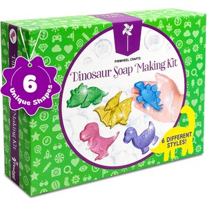DIY Soap Making Kit for Kids: Mermaid Theme, Makes 16 Soaps Dinosaur