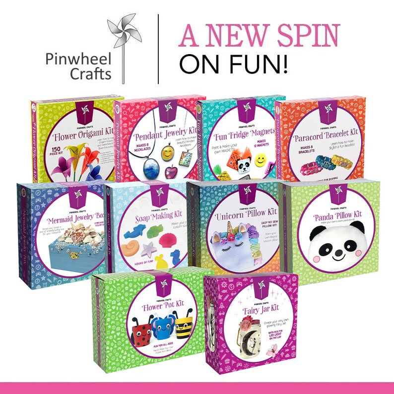 Pinwheel Crafts Jewelry Making Kit for Girls Jewelry Craft Etsy