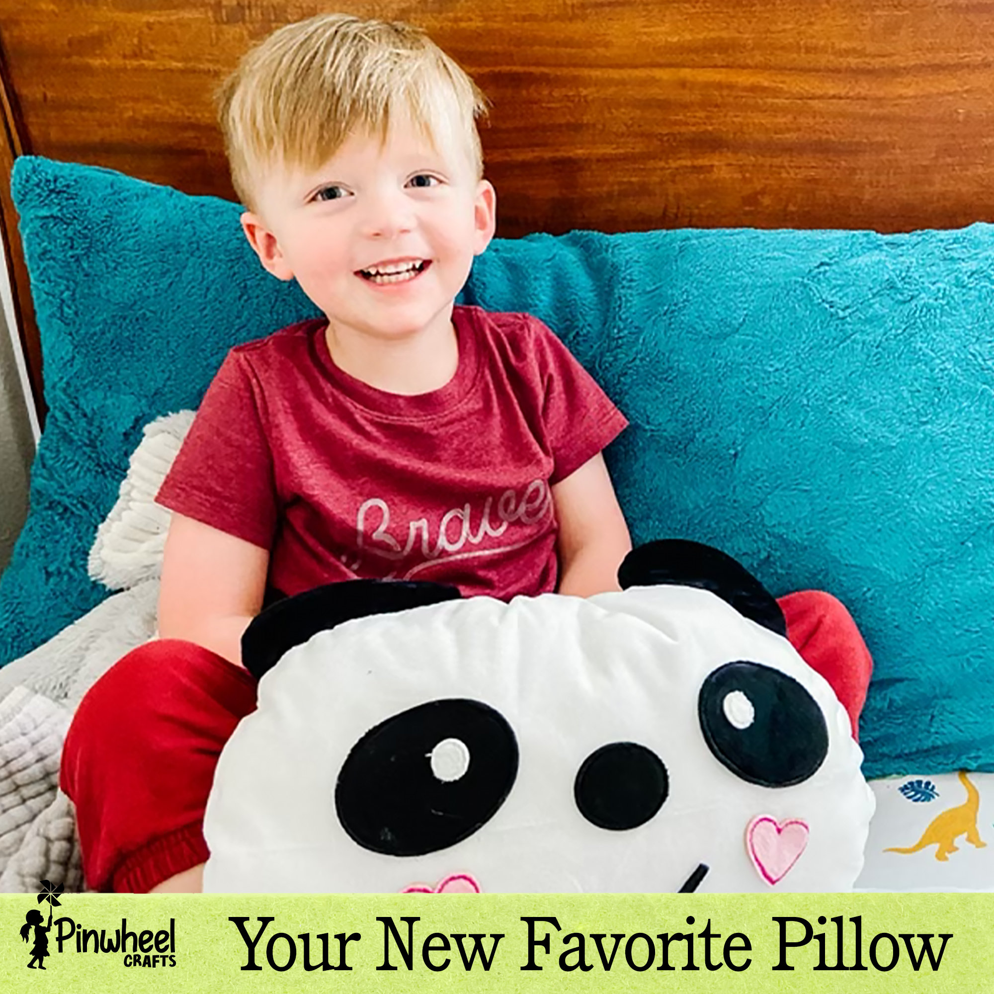 Panda Pillow Kit Stuffed Animal Arts and Crafts for Kids Ages 8-12