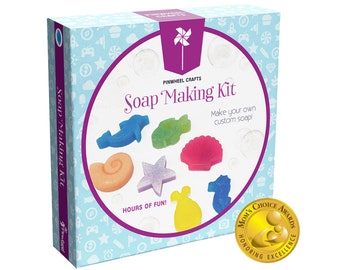 Pinwheel Crafts Soap Making Kit for Kids - Make Your Own Soap Science Kits for Kids -DIY Kit Soap Making Craft Kit