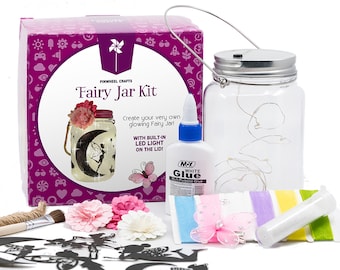 DIY Fairy Lantern Kit for Girls: LED Night Light Craft Project