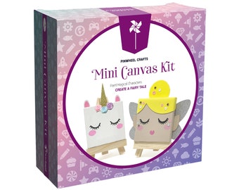 Mini Canvas Art Kit: DIY Craft Project for Kids
