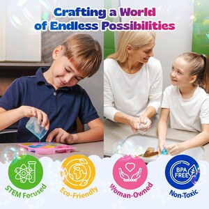 DIY Soap Making Kit for Kids: Mermaid Theme, Makes 16 Soaps image 3