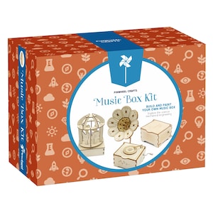 Music Box STEM Kit: DIY Gramophone, Carousel, Basic Music Boxes