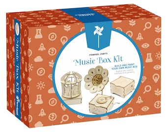 Music Box STEM Kit: DIY Gramophone, Carousel, Basic Music Boxes