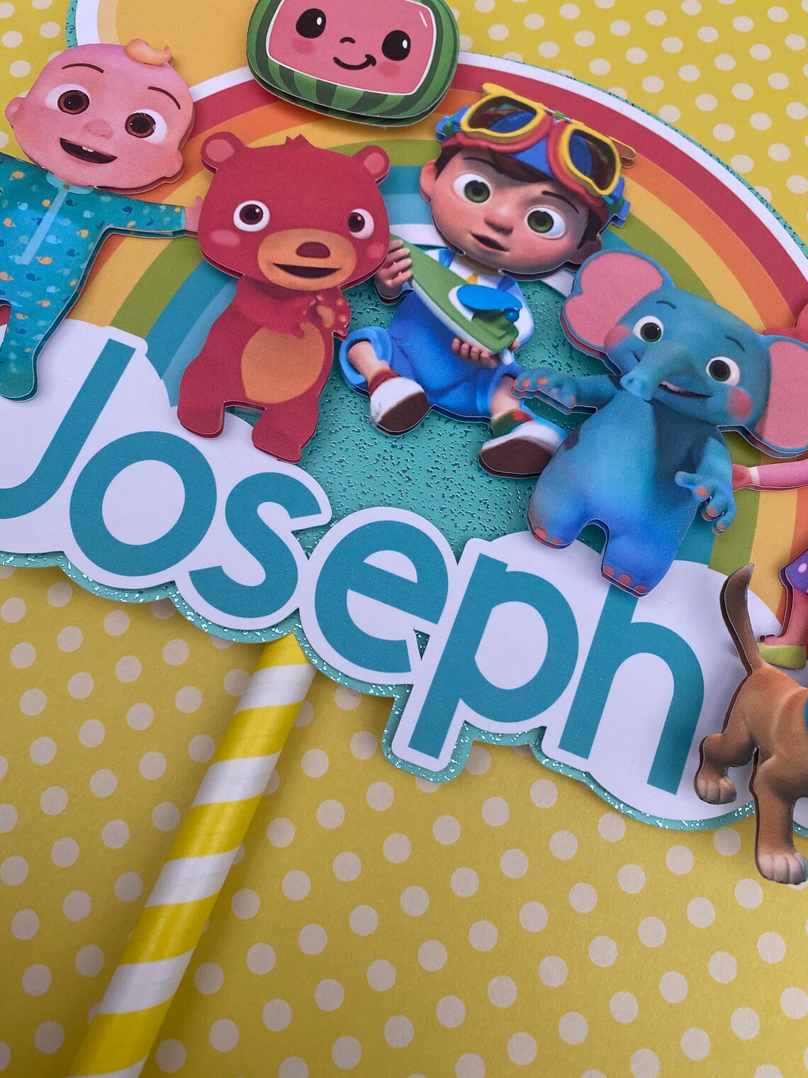 Personalised Cake Topper Etsy