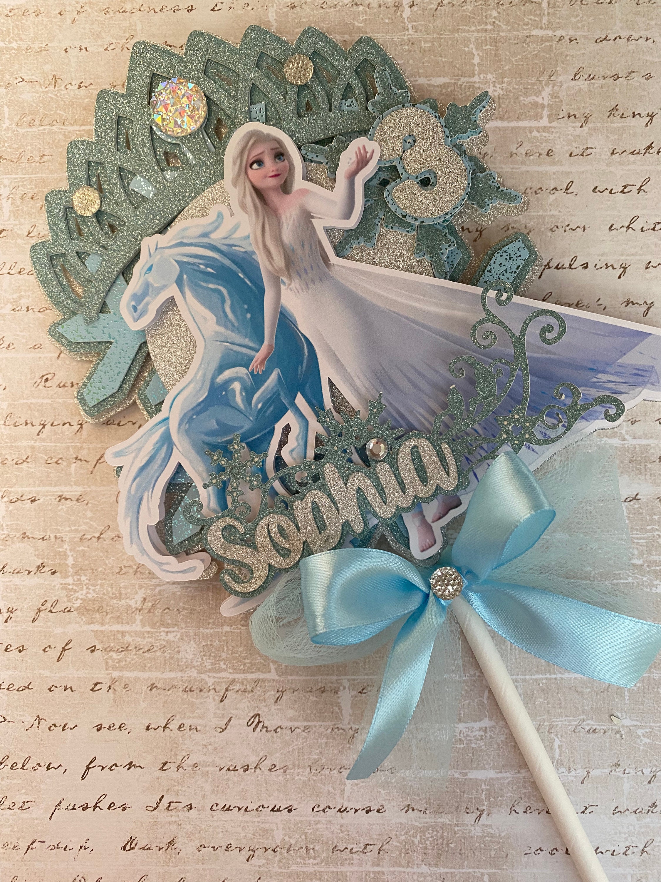 Frozen 2 cake topper Frozen 2 cupcake topper Anna Elsa Etsy