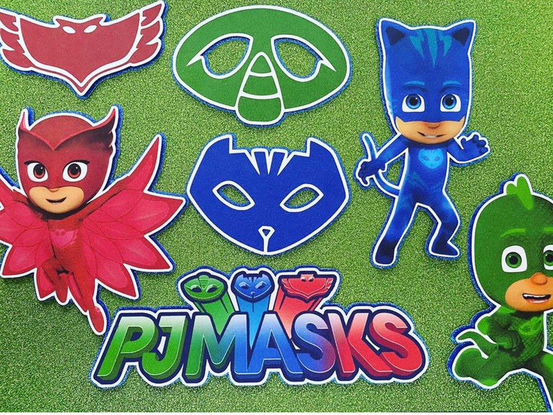 PJ masks cake topper collection Etsy