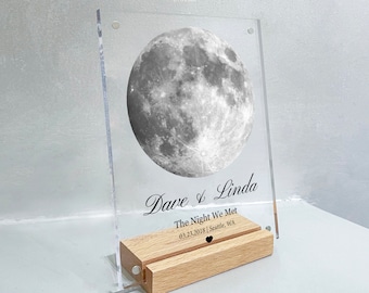 Custom Moon Phase Prints, Night We Met Anniversary Gift, Astrology Print, Personalised Special Date Gift, MMP