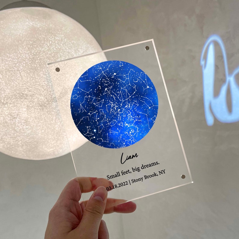 The Day You Were Born Star Map, Personalized Birthday Gift 1st 2nd 3rd 13th 16th 18th 21st