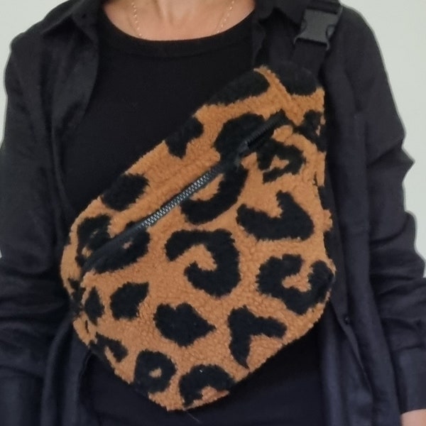 Banane XL moumoute teddy leopard