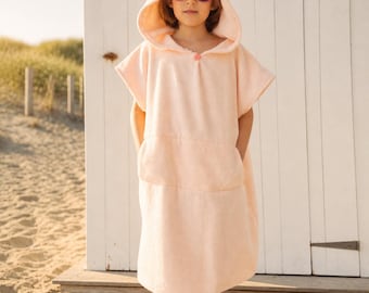 Strandponcho, badhanddoek voor jongens en meisjes met capuchon