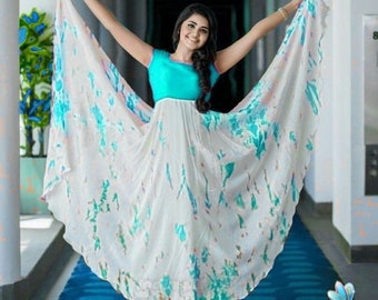 designer long frocks for ladies