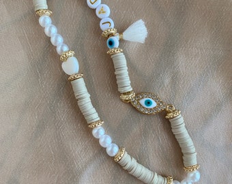 Customizable phone jewelry grigri personalized jewelry Christmas gift idea jewelry woman jewelry eye jewelry