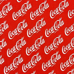 Coca Cola Fabric 