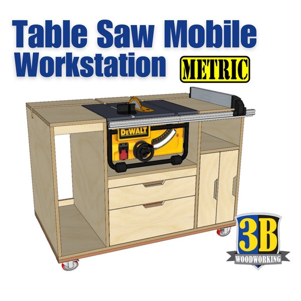 Table Saw Workbench Plans - Etsy