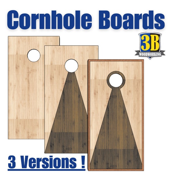 Cornhole Boards (Bean Bag Toss) Baupläne / Holzbearbeitungspläne / Digitale Pläne