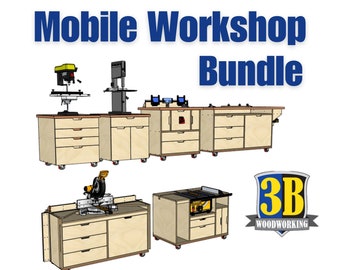 Mobile Workshop Bundle - Build Plans | Woodworking Plans