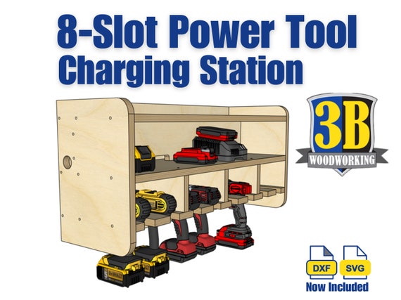 Power Tool Charging Station Build Plans: Cordless Drill Holder