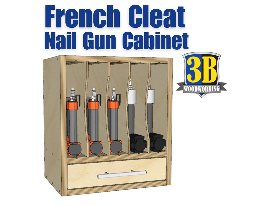 Nail Gun Organizer Build Plans / / Woodworking