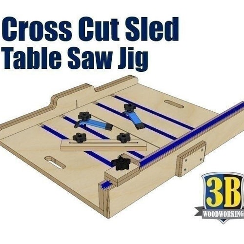 Small Parts Table Saw Sled Digital Plans - Etsy