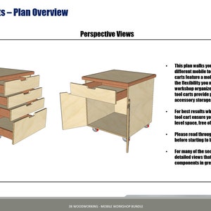 Mobile Workshop Bundle Build Plans Woodworking Plans image 8