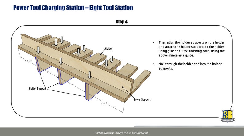 Power Tool Charging Station Build Plans: Cordless Drill Holder With CNC ...