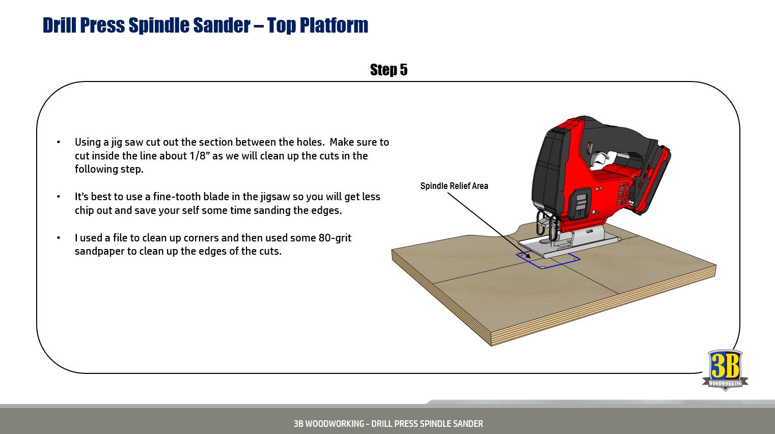 Drill Press Spindle Sander /drill Press Jig Build Plans Etsy