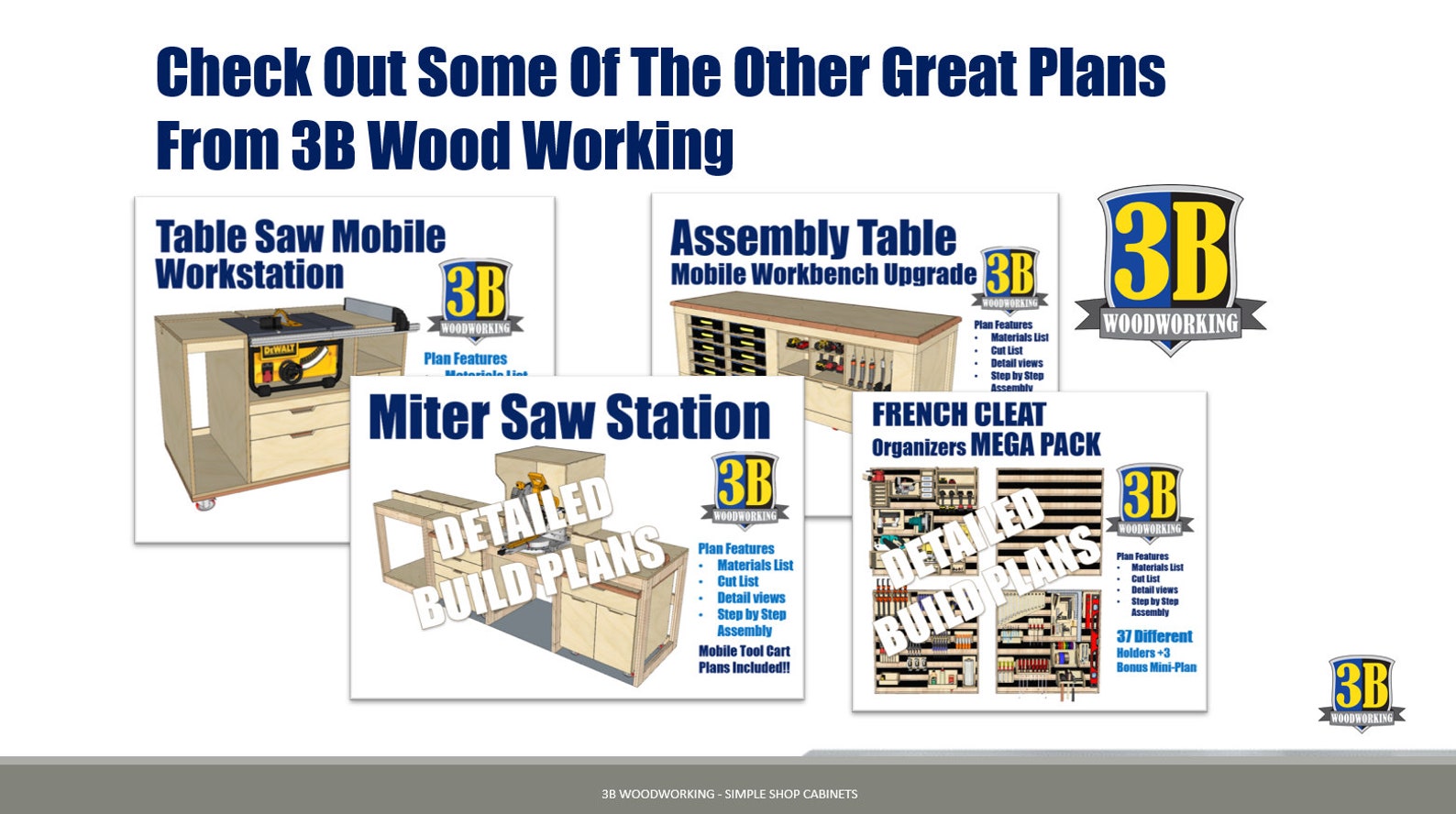 Simple Shop Build Plans Woodworking Plans Shop Etsy