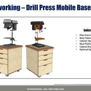 Drill Press Mobile Base, Drill Press Stand