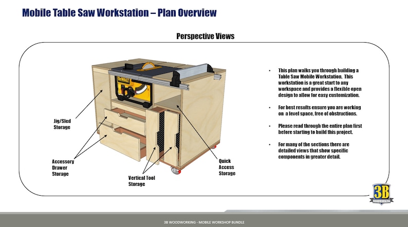 Mobile Workshop Bundle Build Plans Woodworking Plans image 3