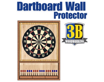 Dartboard Wall Protector Woodworking Plans (Digital Download)
