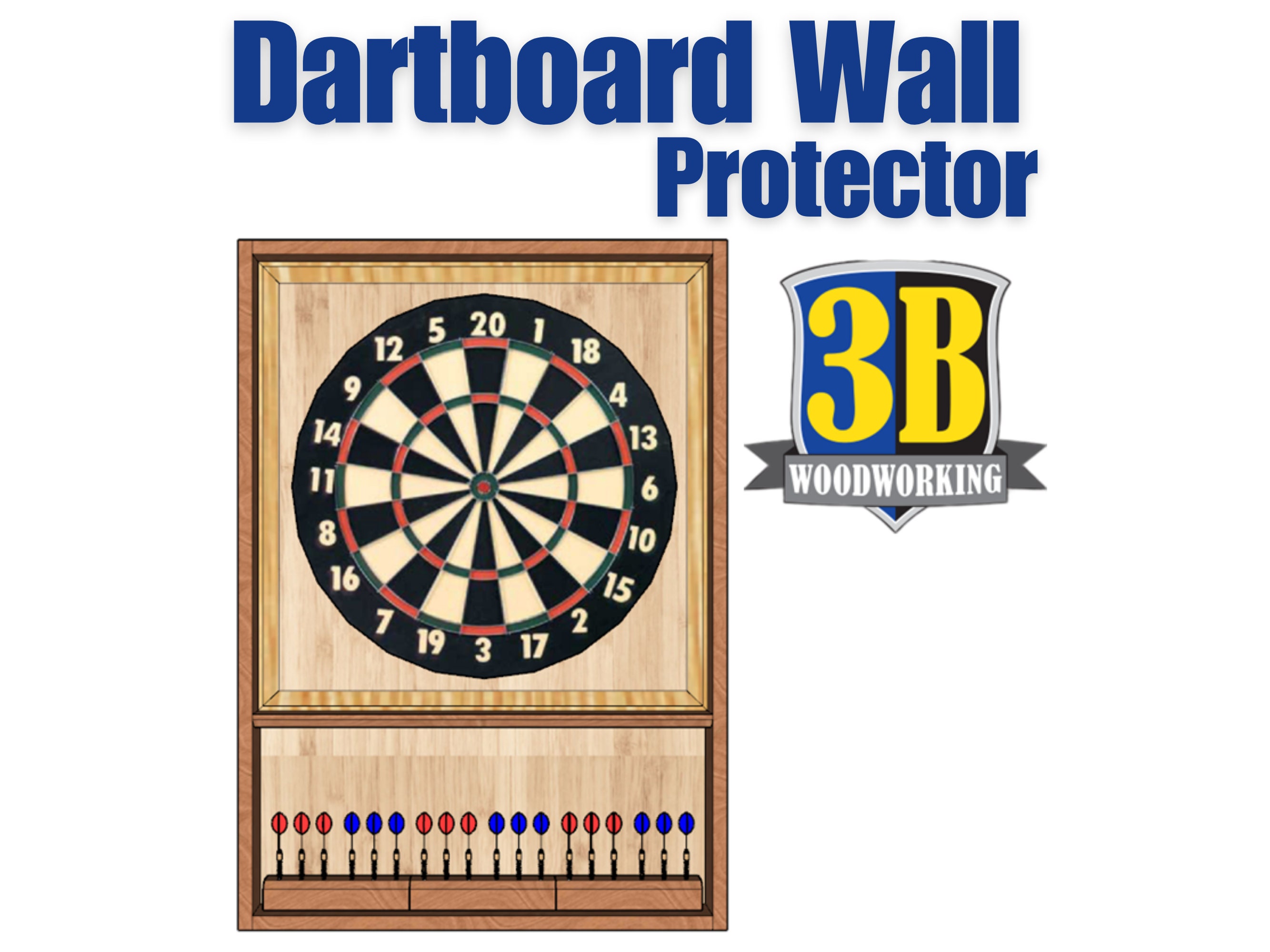 Kork Dart Board Wandschutz / Catchring mit Dartscheibe -  Schweiz