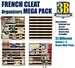 French Cleat Organizers Mega Combo Build Plans / Woodworking Plans / Digital Download 