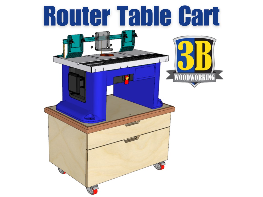Router Table Cart Build Plans Woodworking Plans, DIY Router Table