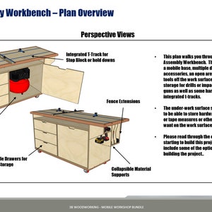 Mobile Workshop Bundle Build Plans Woodworking Plans image 6