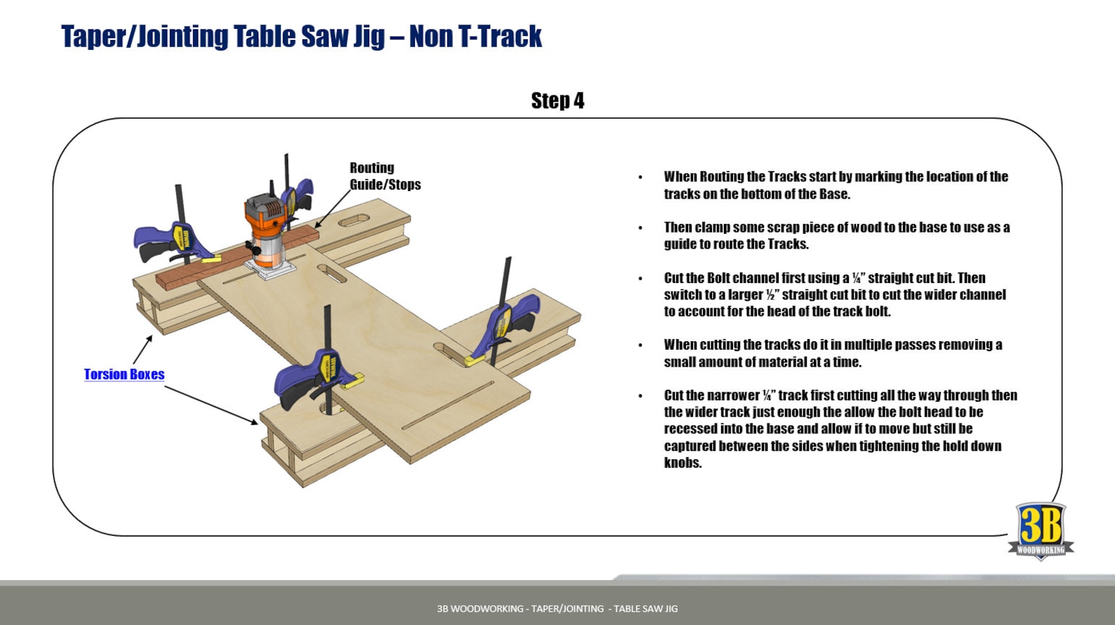 Taper Jointing Table Saw Jig Build Plans /table Saw Jig / Etsy