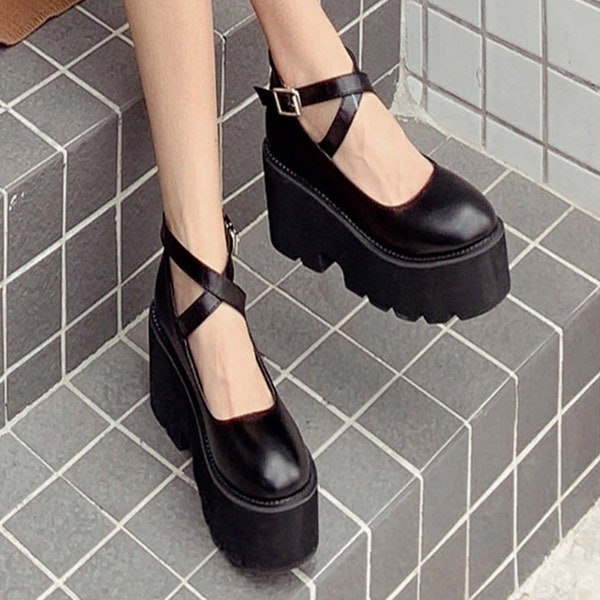Japanese Platform Shoes Etsy