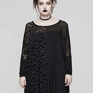 Cheap plus size gothic clothing top
