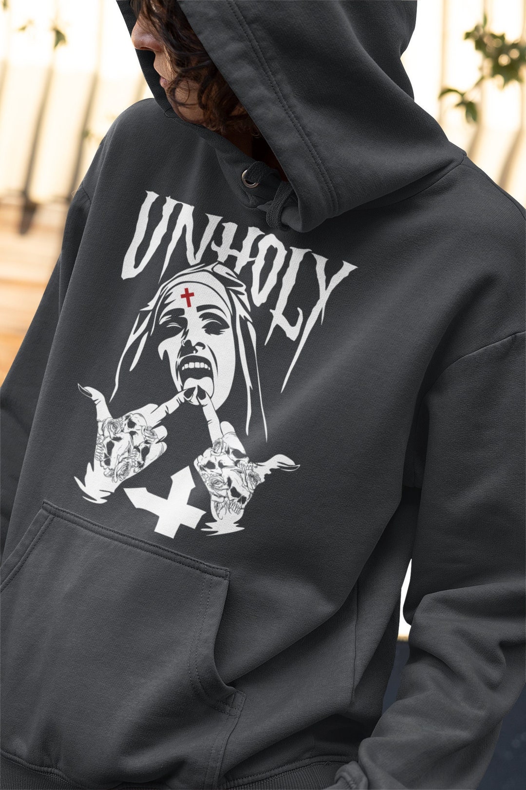 Unholy T-shirt Unholy Hoodie Satan Shirt Satanic Shirt - Etsy