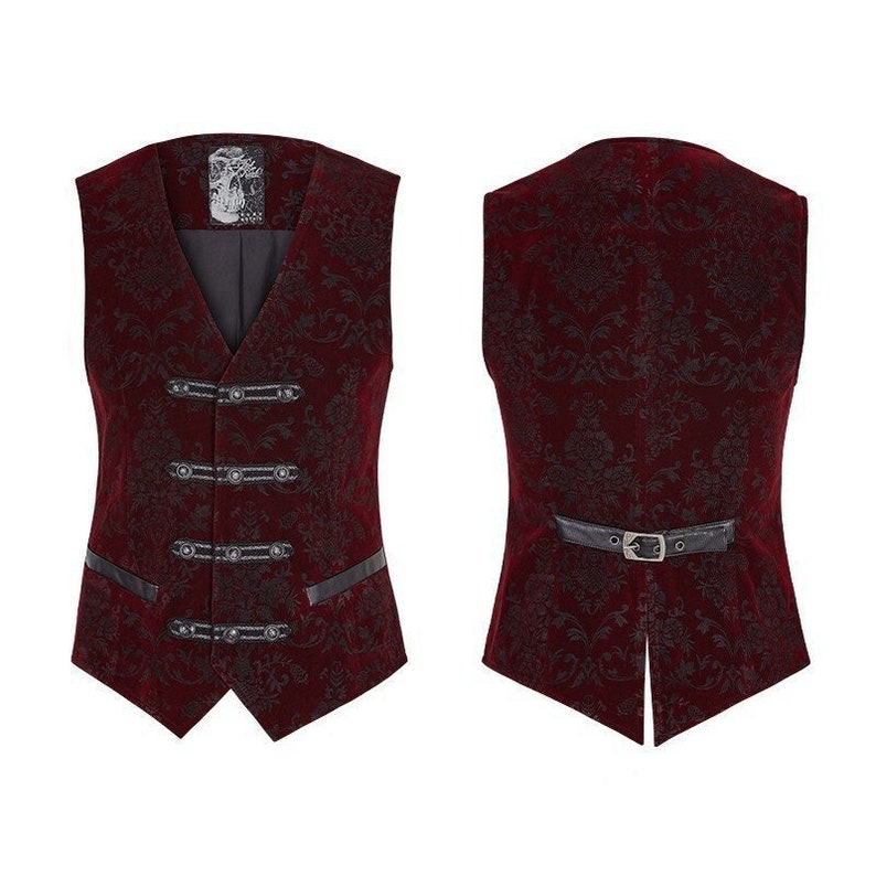 Handmade Men's Velvet Vest Renaissance Genuine Velvet Etsy