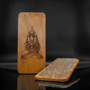 Sadhu Board Beginner, Bed of Nails, Nail Boards for Foot, Gift for Yogi, Nails Standing, Sadhu Brett, Nagelbrett