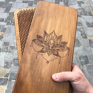 Sadhu nagelbrett Lotus, Yoga geschenke, Bett aus Nägeln, Nägel bord für Yoga, Akupunktur geschenk, Meditation geschenke, Sadhu nagelbrett