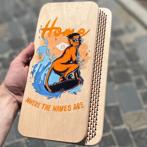 Custom nail board hand painted by professional artist - Custom yoga gifts