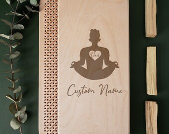 Custom Dad Sadhu Board, Yoga Lover Dad gift, Sadhu Brett, Sadhu Nail Boards, Board With Nails, Fathers Day Gift for Daddy Yogi, Nagelbrett