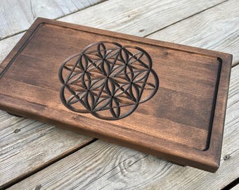 GONGFU TEA TRAY - Ash wood Tea Ceremony Table