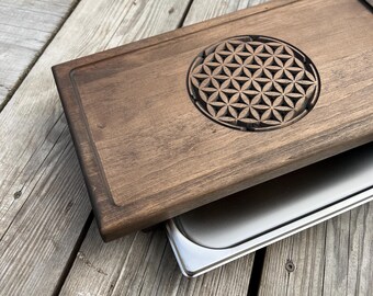 Chaban for tea ceremony – ironwood tea board with drain