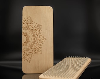 Copper Nail Sadhu Board: Meditation & Yoga Tool