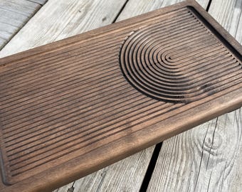 Chaban tea board for Chinese tea ceremony – handmade wooden tea table